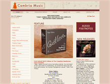 Tablet Screenshot of cambriamus.com